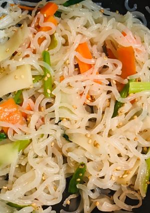 白滝と小松菜人参大根炒め※塩かほんだし味-レシピのメイン写真