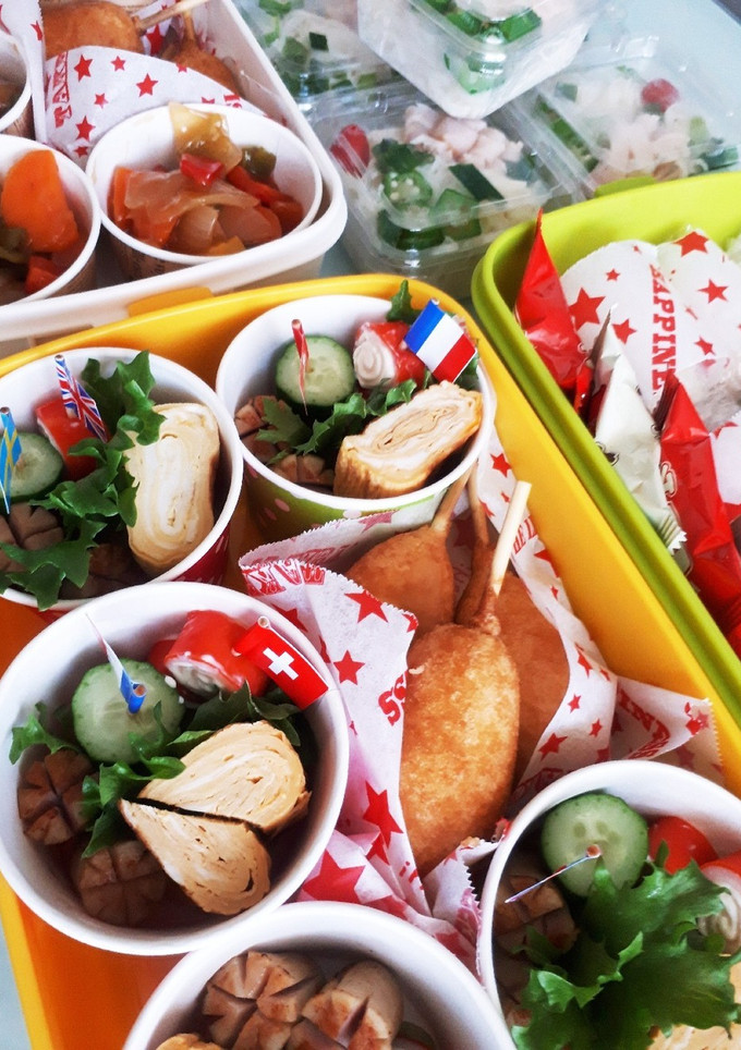 運動会 簡単 カップ そうめん 弁当♪-レシピのメイン写真
