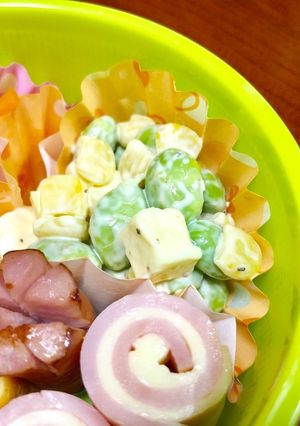 枝豆とコーンとチーズのマヨ和え-レシピのメイン写真