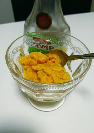 濃厚かぼちゃアイス♪洗い物なしです-レシピのメイン写真