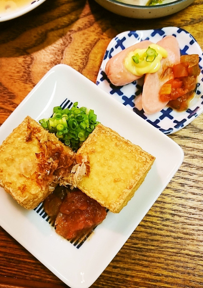 厚揚げ焼きサルサソース添えて-レシピのメイン写真