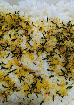 あり？のりたまご飯(^^;-レシピのメイン写真