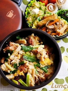 やきとり缶で時短親子丼(親子煮)-レシピのメイン写真