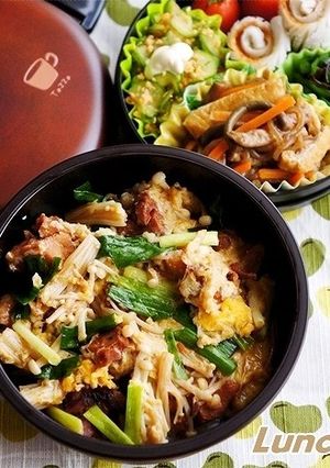 やきとり缶で時短親子丼（親子煮）-レシピのメイン写真