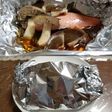 ウラベニホテイシメジと鮭のホイル焼き
