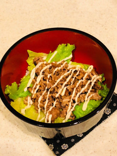 キノコでヘルシー生姜香るそぼろ丼-レシピのメイン写真