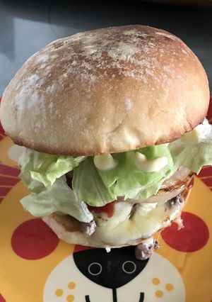 横須賀フランスパンdeハンバーガー！-レシピのメイン写真