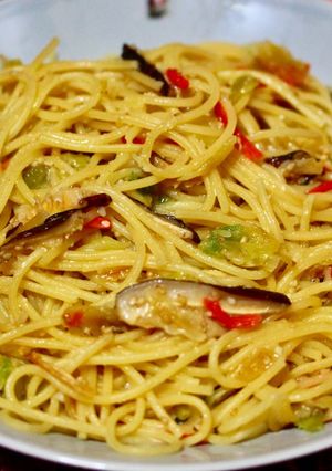 乾燥野菜のパスタ-レシピのメイン写真