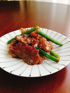ご飯が進む!牛肉とニンニクの芽の甘辛炒め-レシピのメイン写真