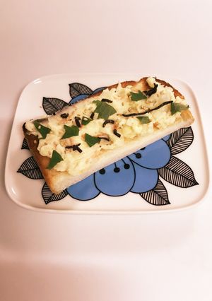 ❁ポテサラと塩昆布のトースト❁-レシピのメイン写真