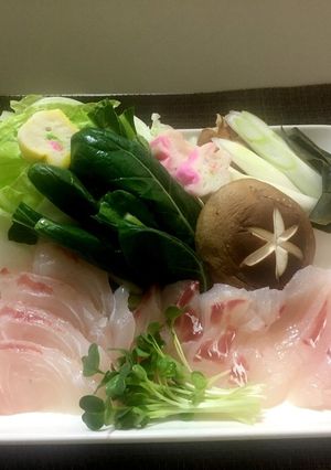 美川天然真鯛で鯛しゃぶ-レシピのメイン写真