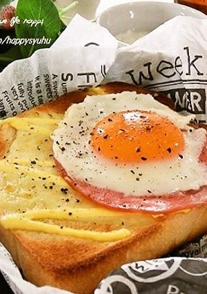 ハムエッグ＆マヨチーズ☆トースト-レシピのメイン写真