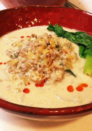 簡単☆豆乳ゴマ味噌坦々うどん☆-レシピのメイン写真