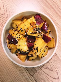 【炊飯マグ料理】大学いも風-レシピのメイン写真