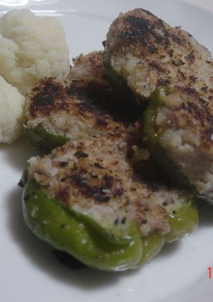 カロリーダウン♪ヘルシ～ピーマンの肉詰め-レシピのメイン写真