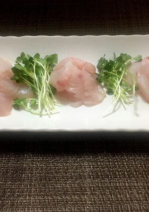 美川天然真鯛でお刺身-レシピのメイン写真