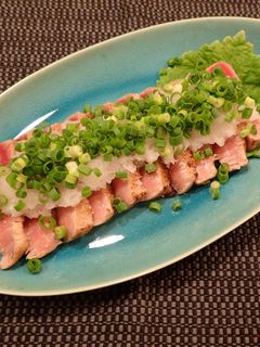 炙りマグロのおろしポン酢がけ-レシピのメイン写真