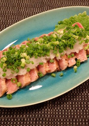 炙りマグロのおろしポン酢がけ-レシピのメイン写真