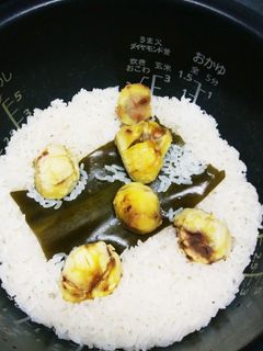 栗ご飯(^-^)美味しい!-レシピのメイン写真