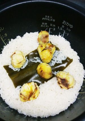 栗ご飯(^-^)美味しい！-レシピのメイン写真