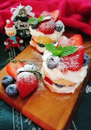 クリスマスに☆簡単ネイキッドケーキ。-レシピのメイン写真