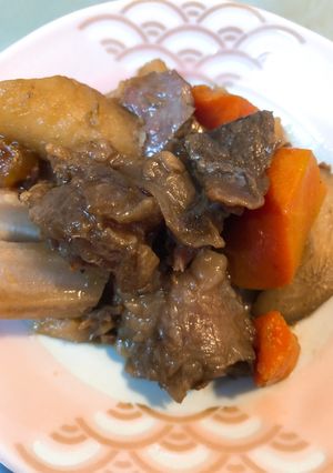 スジ肉と根菜の煮こみ-レシピのメイン写真