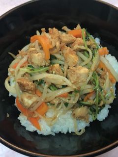 簡単カジキのビビンバ丼☆-レシピのメイン写真
