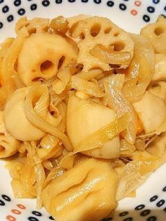 肉じゃが風れんこんの煮物-レシピのメイン写真