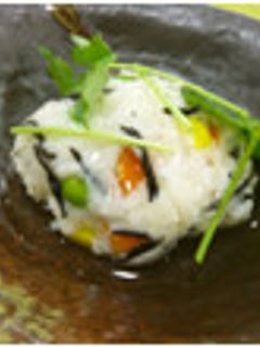 はんぺんの米粉茶巾蒸し~銀あんかけ~-レシピのメイン写真