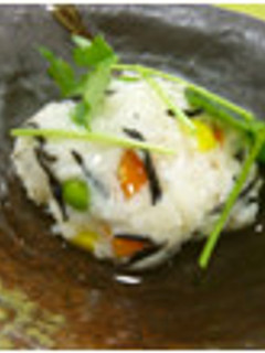 はんぺんの米粉茶巾蒸し~銀あんかけ~-レシピのメイン写真