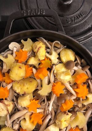 秋の香炊き込みご飯-レシピのメイン写真