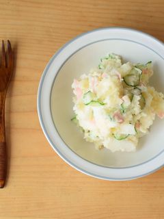 シャキシャキ!梨入りポテトサラダ♪-レシピのメイン写真