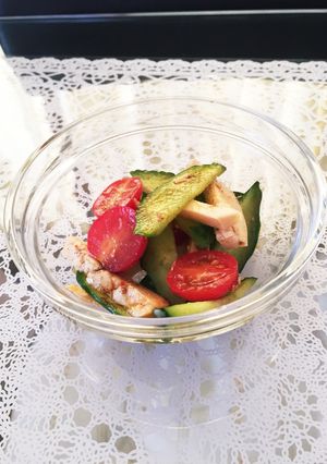 きゅうりとサラダチキンのピリ辛中華和え-レシピのメイン写真