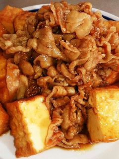 厚揚げ入り豚肉しょうが焼きで もう一品!-レシピのメイン写真