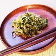 【菜園レシピ】カブ(大根)葉のじゃこ炒め