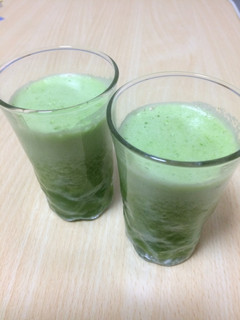 水菜りんごスムージー【JAほこた】-レシピのメイン写真