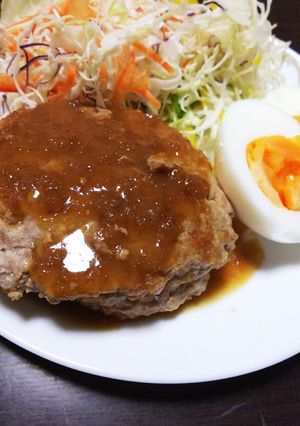 ソースが美味しい！超簡単豆腐ハンバーグ-レシピのメイン写真