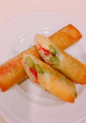 三色春巻き お弁当の彩りにも-レシピのメイン写真
