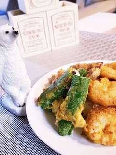 赤エビと野菜の卵揚げ-レシピのメイン写真