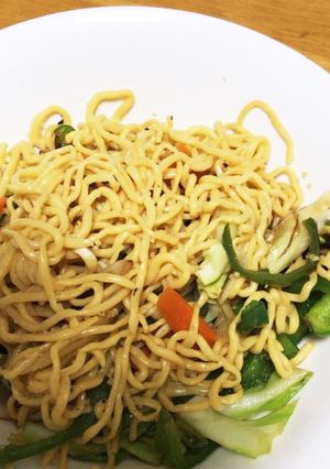 はね出しこんにゃくの塩焼そば風-レシピのメイン写真