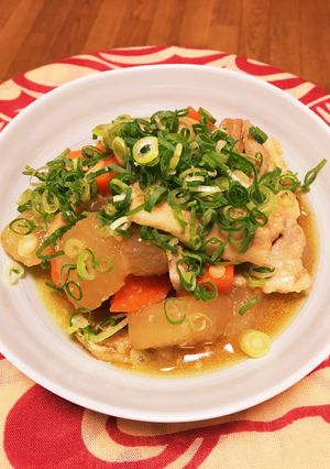 サムギョプサル肉で豚バラ大根-レシピのメイン写真