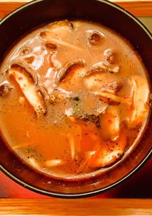 低糖質なのに美味しい韓国風きのこスープ♪-レシピのメイン写真