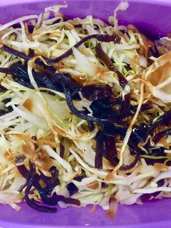 千切りキャベツの塩昆布和え-レシピのメイン写真