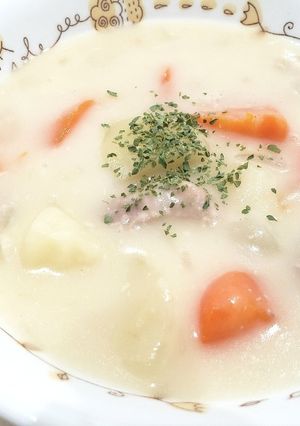 ホットクック♥チキンクリームシチュー♪-レシピのメイン写真