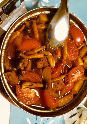 超楽／辛口インド風カレースープ-レシピのメイン写真