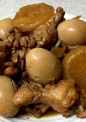 鶏手羽元と大根のこってり煮☆電気圧力鍋☆-レシピのメイン写真