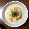 豆乳の具沢山クラムチャウダー