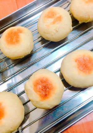 発酵なし！フライパンで作るもちふわパン♪-レシピのメイン写真