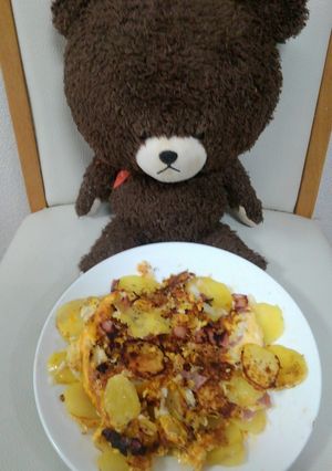 卵で固めたじゃがベーコン-レシピのメイン写真