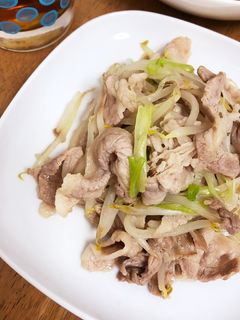 パパッと!豚ともやしの塩炒め-レシピのメイン写真